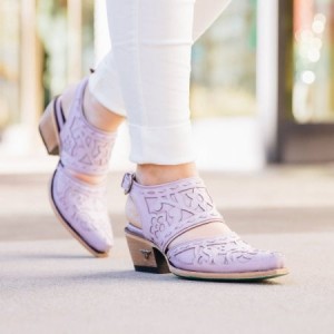 Lane Robin Mule Women's Sandals Lavender | 1745-JYOTN